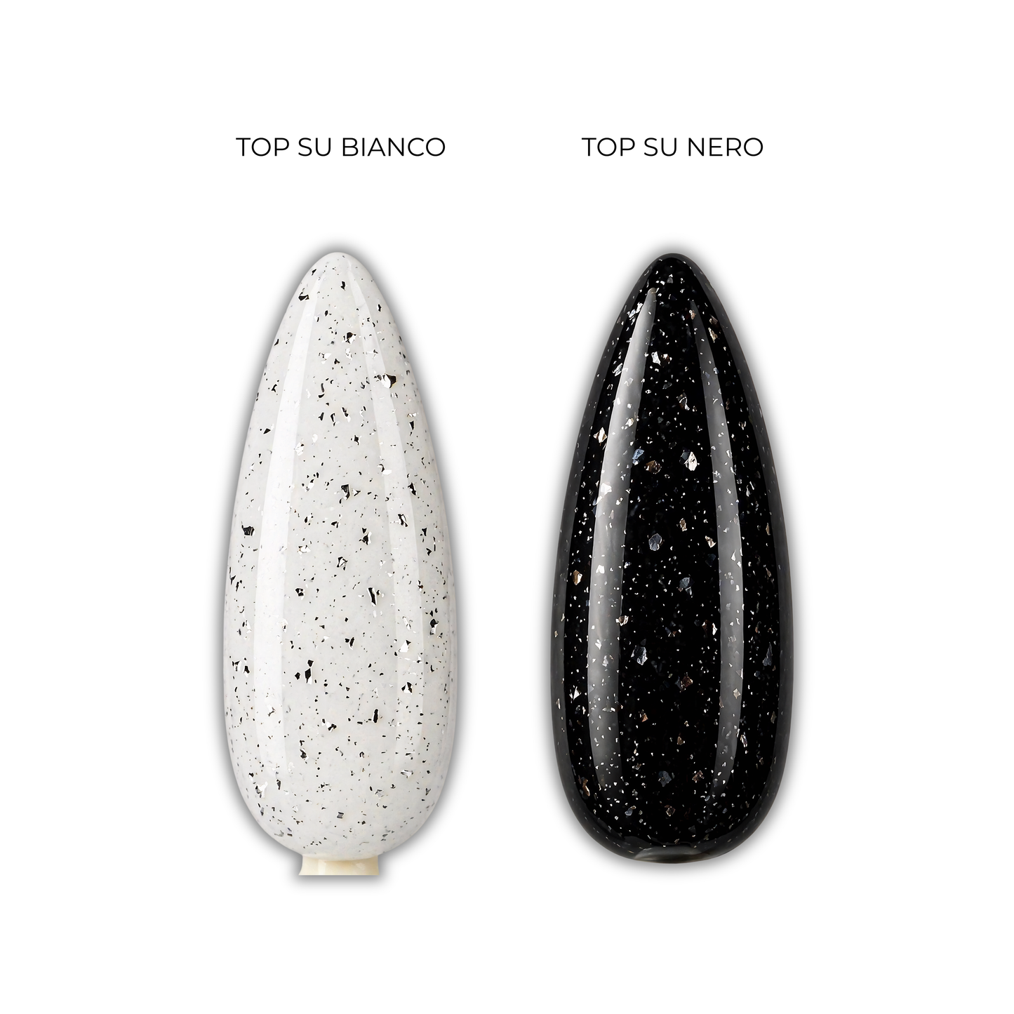 Top Coat - Silver Flakes Top Coat