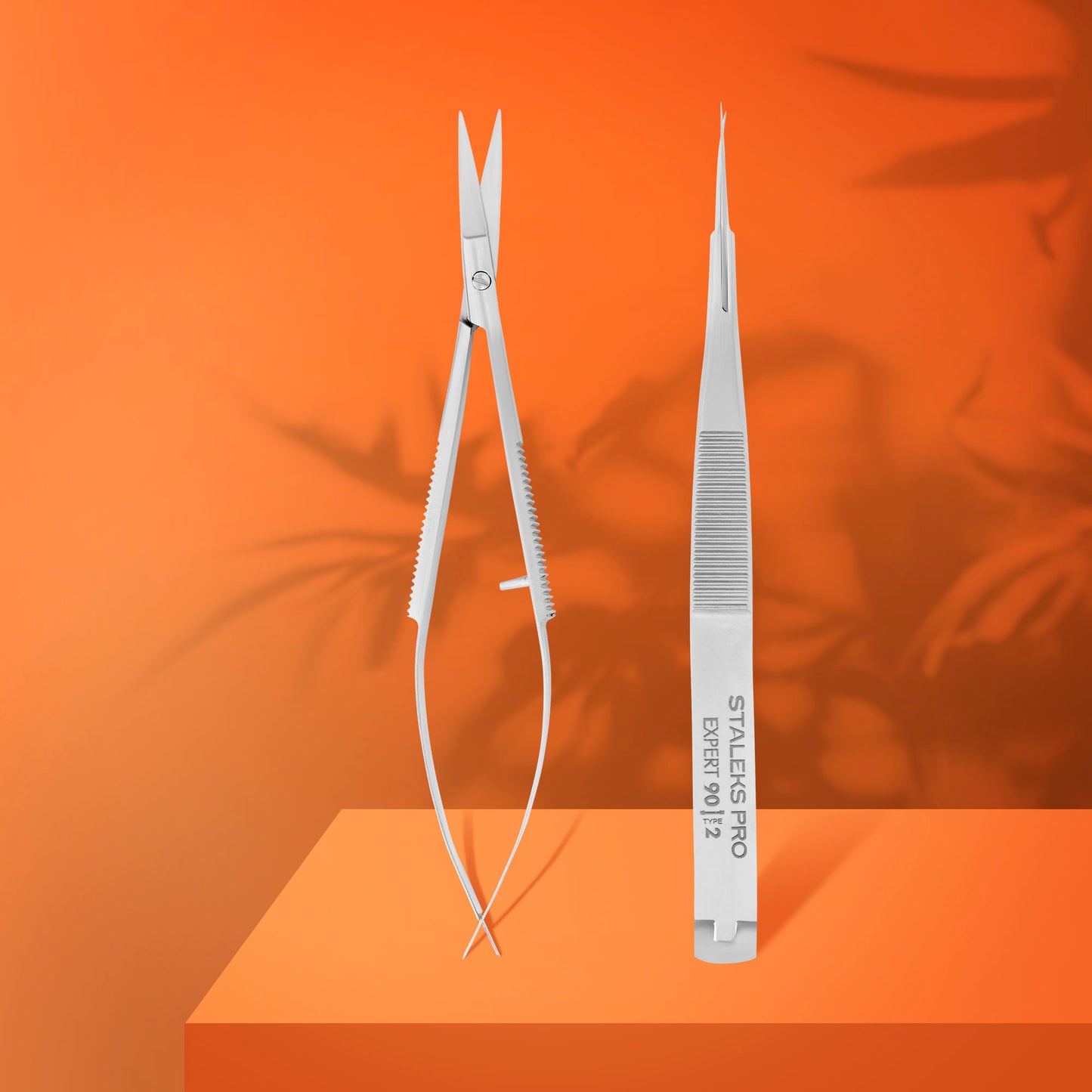 Micro forbici professionali per Nail form e modellare le sopracciglia EXPERT 90 TYPE 2