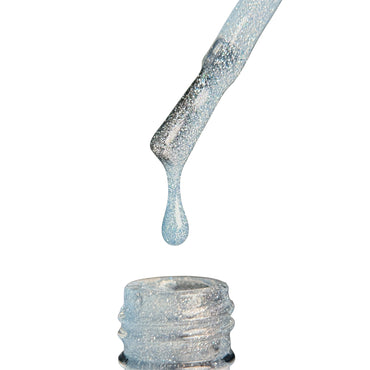 Texture Frozen Top Coat con microglitter argentati effetto ghiaccio
