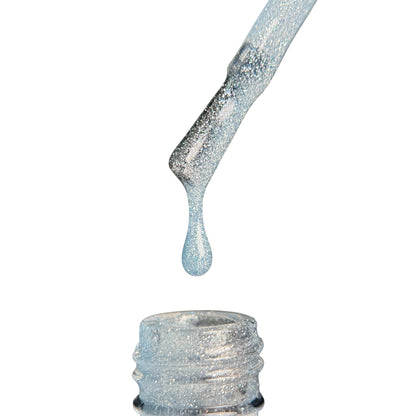 Texture Frozen Top Coat con microglitter argentati effetto ghiaccio