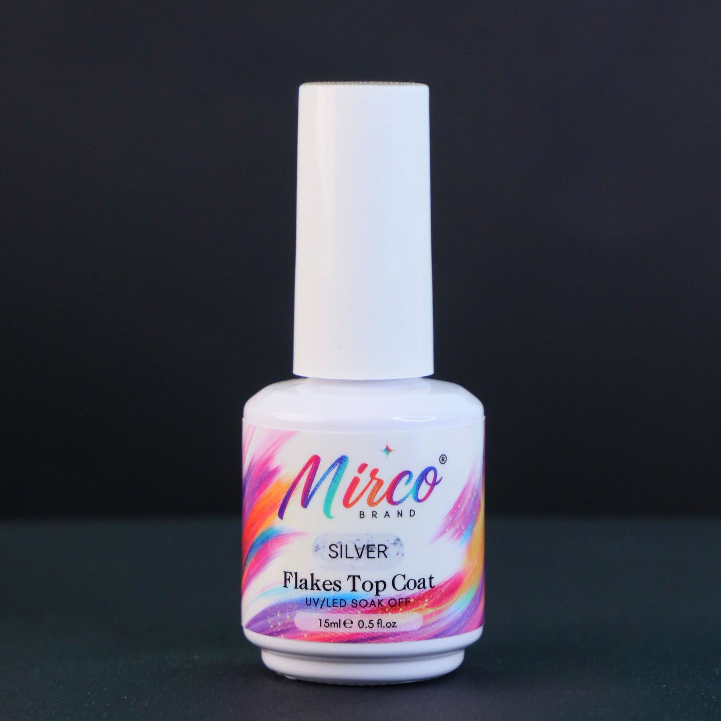 Top Coat - Silver Flakes Top Coat