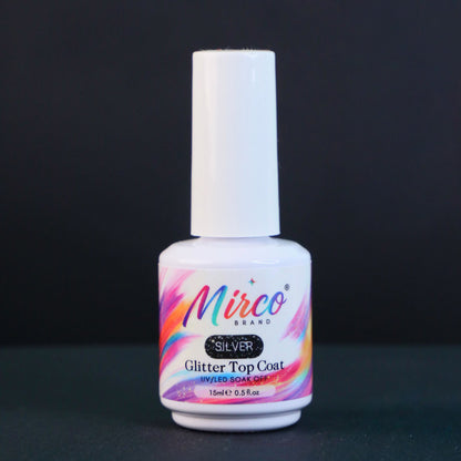 Top Coat - Silver Glitter Top Coat