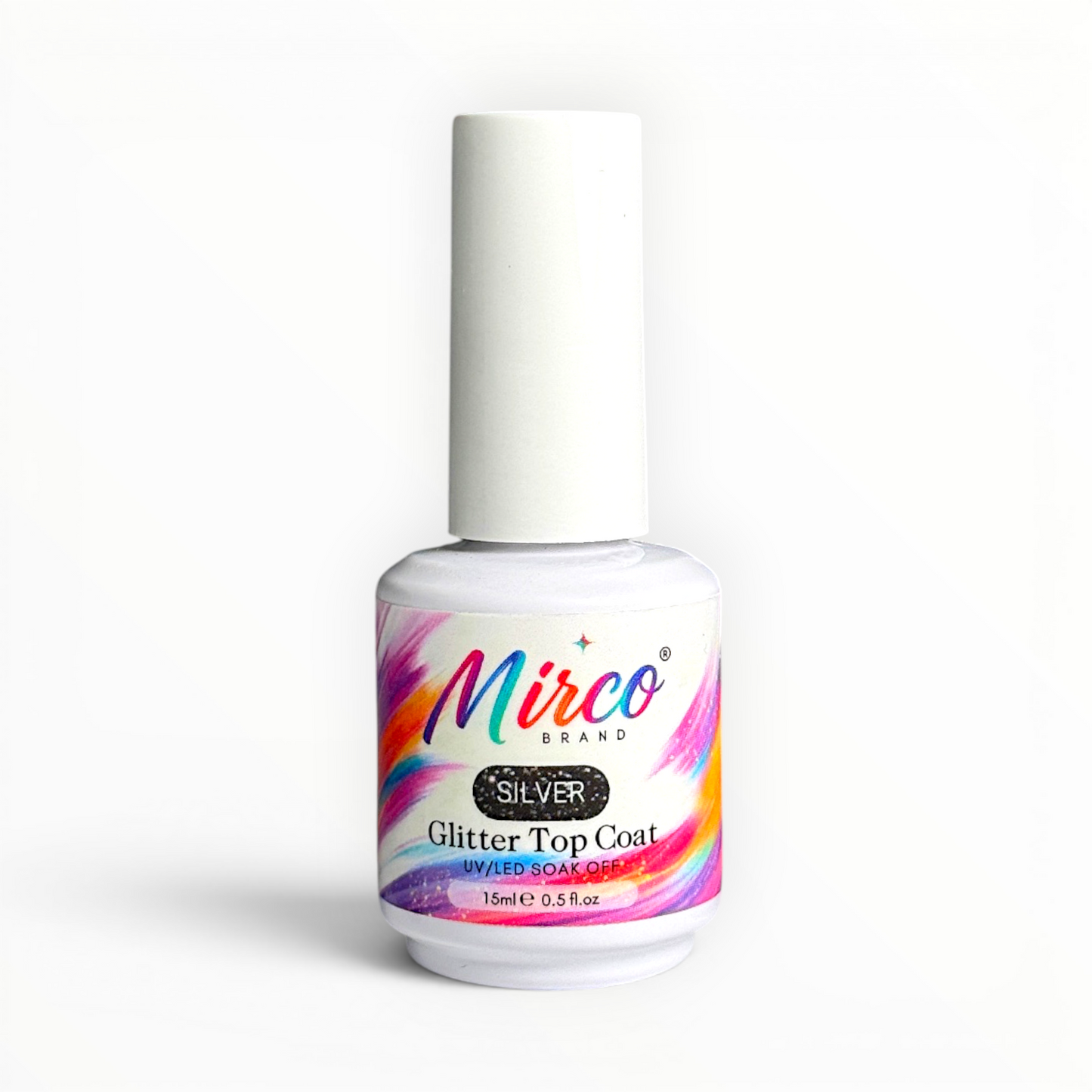 Top Coat - Silver Glitter Top Coat